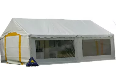 Tente de réception 5 x 8 m - Plein Air - 40 m² - Complet mixte
