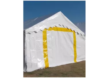 Tente de réception 5 x 8 m - Plein Air - 40 m² - Complet mixte