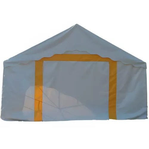 Tente de réception 5 x 8 m - Plein Air - 40 m² - Complet blanc