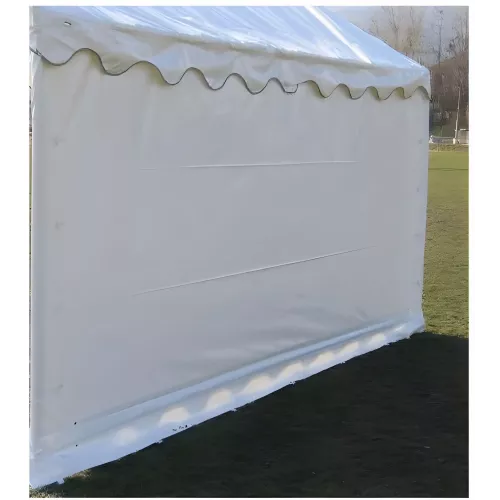 Tente de réception 5 x 8 m - Plein Air - 40 m² - Complet blanc