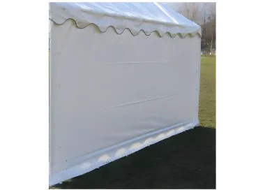 Tente de réception 5 x 8 m - Plein Air - 40 m² - Complet blanc