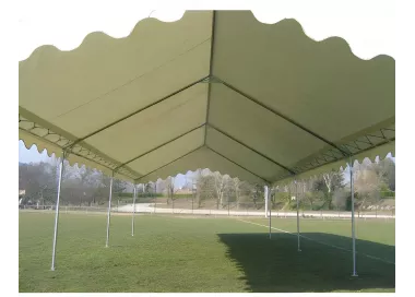 Tente de réception 5 x 12 m - Plein Air - 60 m² - Toit + Armature
