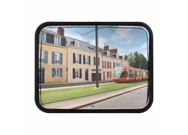 Miroir multi-usages qualité Inox et anti-givre/anti-buée PROCITY