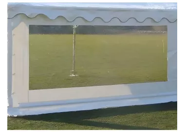 Tente de réception 6 x 12 m - Super Plein Air - 72 m² - Complet cristal