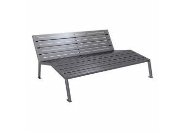 Chaise longue acier Silaos® PROCITY