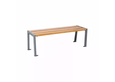 Banquette Silaos® acier et bois PROCITY