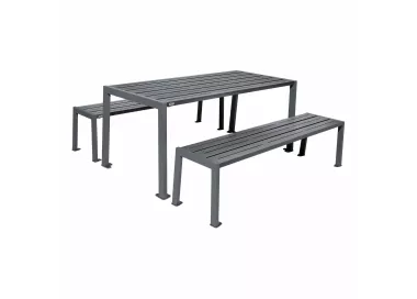 Table de pique-nique Silaos® acier PROCITY