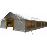 Tente de réception 8 x 16 m - 128 m² - Complet mixte