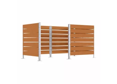 Cache-conteneurs modulable en compact PROCITY