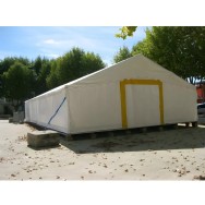 Tente de réception 8 x 16 m - 128 m² - Complet blanc