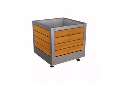 Bac à palmier Silaos® acier et bois PROCITY