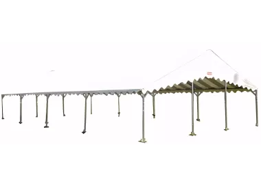 Tente de réception 8 x 16 m - Super Plein Air - 128 m² - Toit + armature