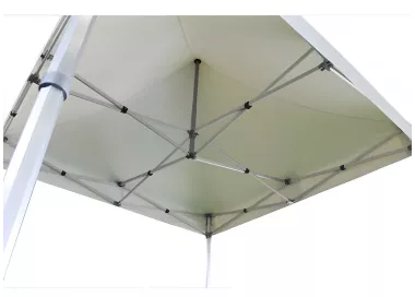 Barnum pliant Pro - 3 x 3 m - Toit + armature - blanc