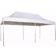 Barnum pliant Pro - 3 x 6 m - Toit + armature - blanc