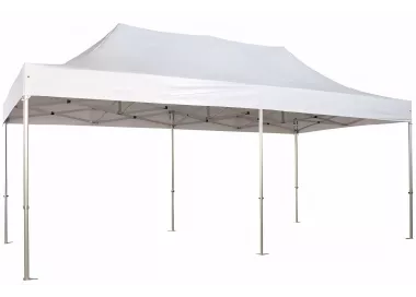 Barnum pliant Pro - 3 x 6 m - Toit + armature - blanc