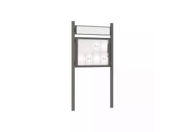 Vitrine 1000 sur poteaux Ø76 mm PROCITY