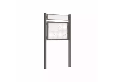 Vitrine 1000 sur poteaux Quatro PROCITY