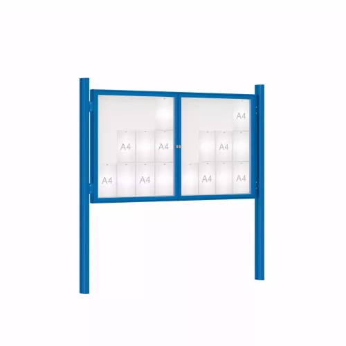 Vitrine 1000 sur poteaux Quatro PROCITY