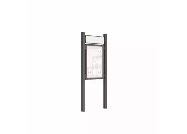 Vitrine 2000 sur poteaux Quatro PROCITY