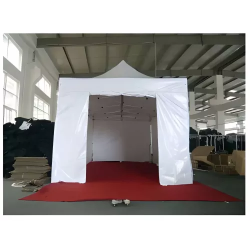 Barnum pliant Pro - 4 x 4 m - Toit + armature - blanc