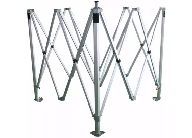 Barnum pliant Pro - 4 x 4 m - Toit + armature - blanc