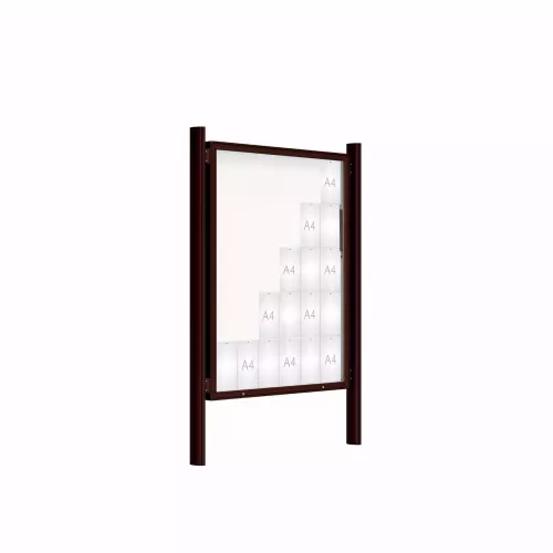 Vitrine 2000 sur poteaux Quatro PROCITY