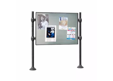 Panneau d'affichage libre Inox brossé PROCITY