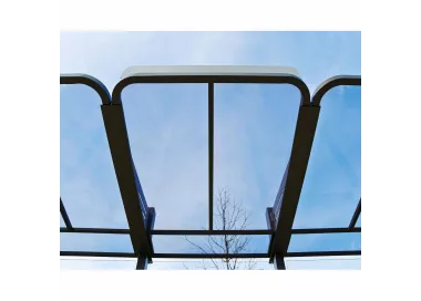 Station bus Conviviale® avec bardages verre PROCITY