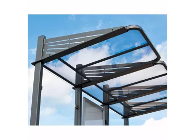 Station bus Conviviale® avec bardages verre PROCITY