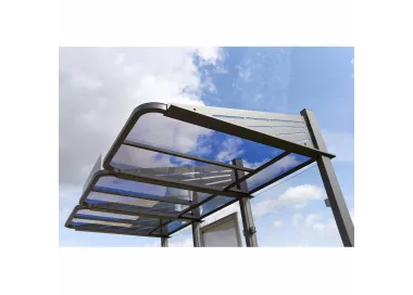 Station bus Conviviale® avec bardages verre PROCITY