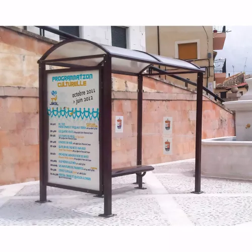 Station bus Voûte (poteaux carrés) PROCITY