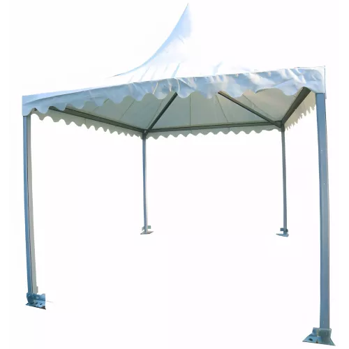 Tente Pagode Alu Garden - 3 x 3 m - Ht 2,20m - complète