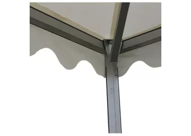 Tente Pagode Alu Garden - 3 x 3 m - Ht 2,20m - complète