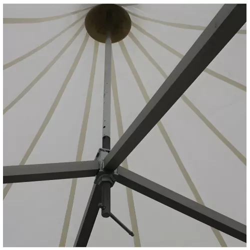 Tente Pagode Alu Garden - 3 x 3 m - Ht 2,20m - complète