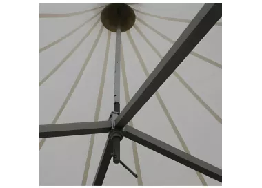 Tente Pagode Alu Garden - 3 x 3 m - Ht 2,20m - complète