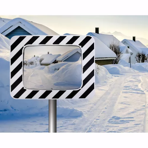 Miroir d'agglomération Inox et anti-givre/anti-buée PROCITY
