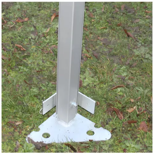 Tente Pagode Alu Garden - 3 x 3 m - Ht 2,20m - complète