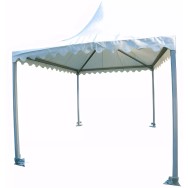 Tente Pagode Alu Garden - 3 x 3 m - Ht 2,20m - Toit + armature