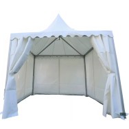 Tente Pagode Alu Garden - 3 x 3 m - Ht 2,50m - complète