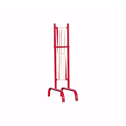 Barrière extensible acier rouge et blanc PROCITY