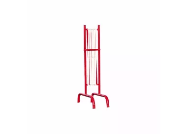 Barrière extensible acier rouge et blanc PROCITY