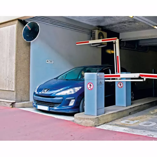 Miroir multi-usages avec cadre blanc PROCITY
