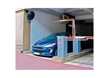 Miroir multi-usages avec cadre blanc PROCITY