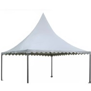 Tente Pagode Alu Garden - 4 x 4 m - Ht 2,20m - complète