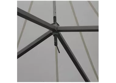 Tente Pagode Alu Garden - 4 x 4 m - Ht 2,20m - complète