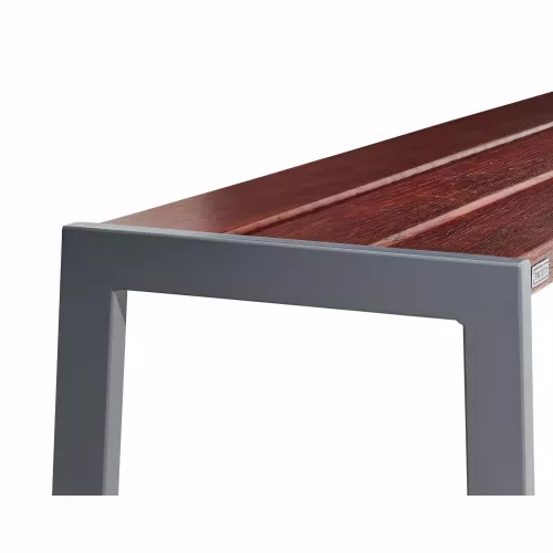 Banquette Silaos® acier et bois PROCITY