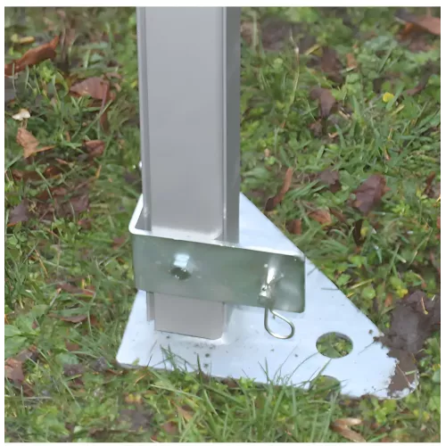 Tente Pagode Alu Garden - 4 x 4 m - Ht 2,50m - complète