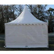 Tente Pagode Alu Garden - 4 x 4 m - Ht 2,50m - complète