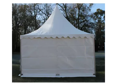Tente Pagode Alu Garden - 4 x 4 m - Ht 2,50m - complète