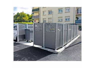 Cache-conteneurs modulable en acier PROCITY